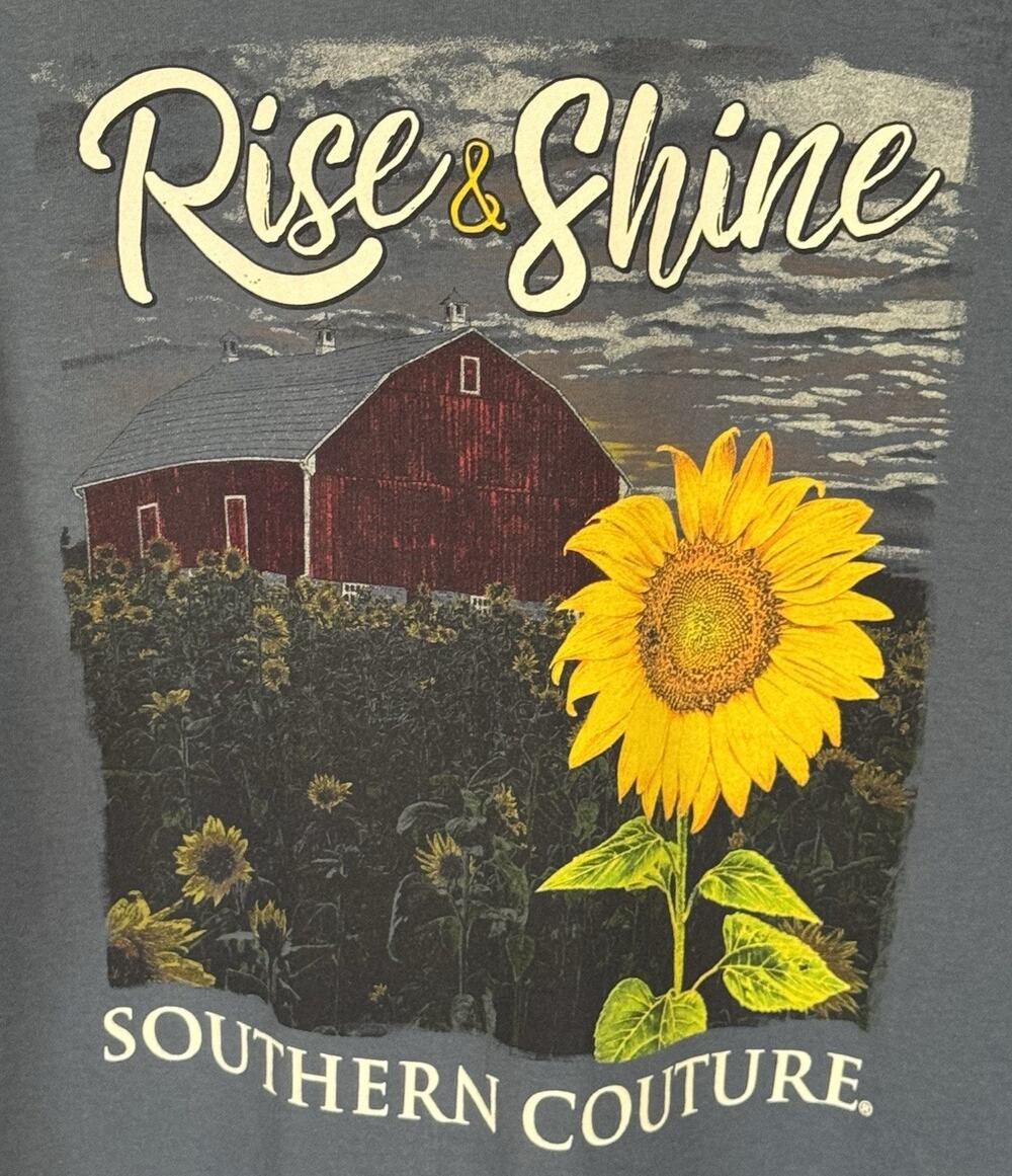 Southern Couture Classic Rise & Shine Sunflower T-Shirt XL